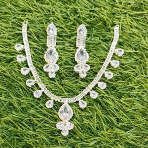 New Stud Earrings Necklace Water Drop-shaped Lightweight Chain