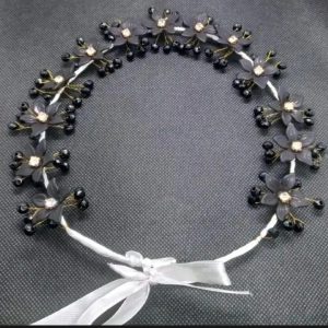 1 pc Flower Crystal Hair Band Headbands for Women girls Handmade wadding hair accessories Color Available